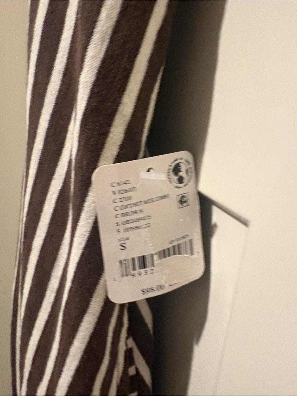 Free People Sadie Striped Midi Dress Small Color: Coconut Milk Combo NWT - Picture 5 of 6